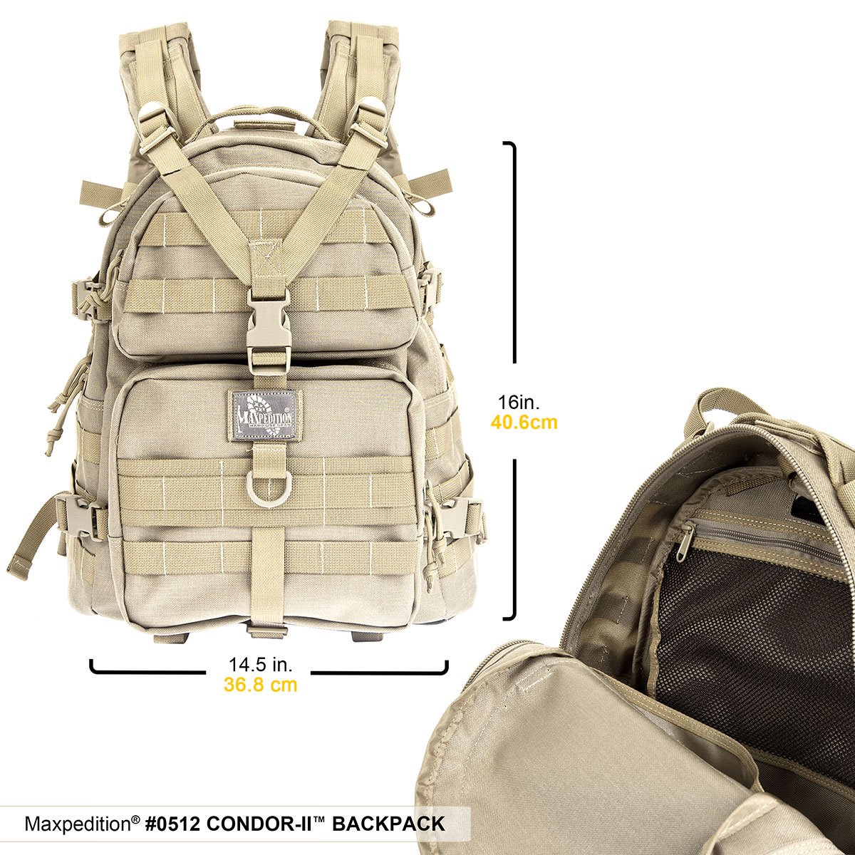 Maxpedition CONDOR-II™ BACKPACK - bangkoktactical